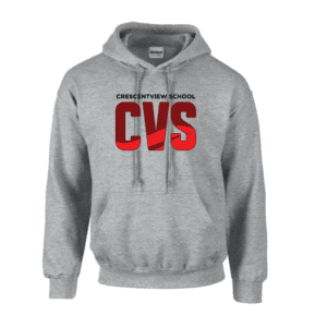 CVS - G185 Gildan Heavy Blend 8 oz., 50-50 Hooded Sweatshirt - Sport Grey